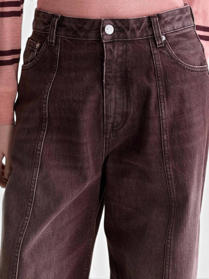 Bordeaux relaxed & loose jeans Perl Bellerose