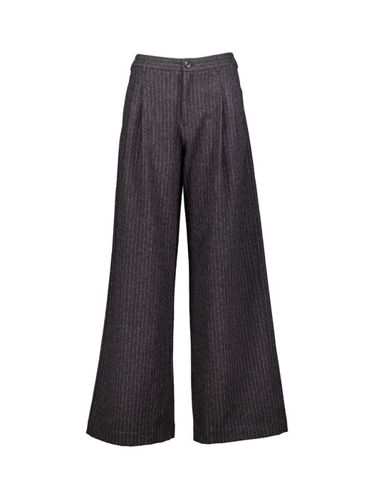 Donkergrijze gestreepte broek Volkert Bellerose