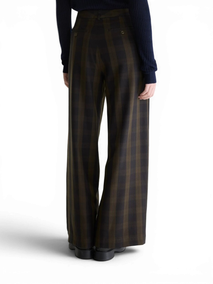 Bruine geruite broek Volkert Bellerose 