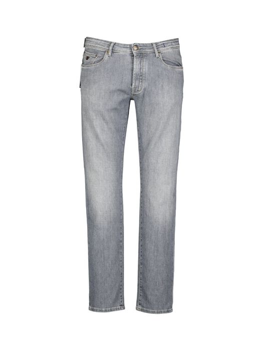 Grijze slim fit jeans Atelier Noterman