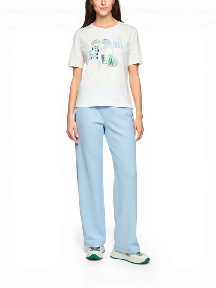 Beige t-shirt met print Marccain Sport