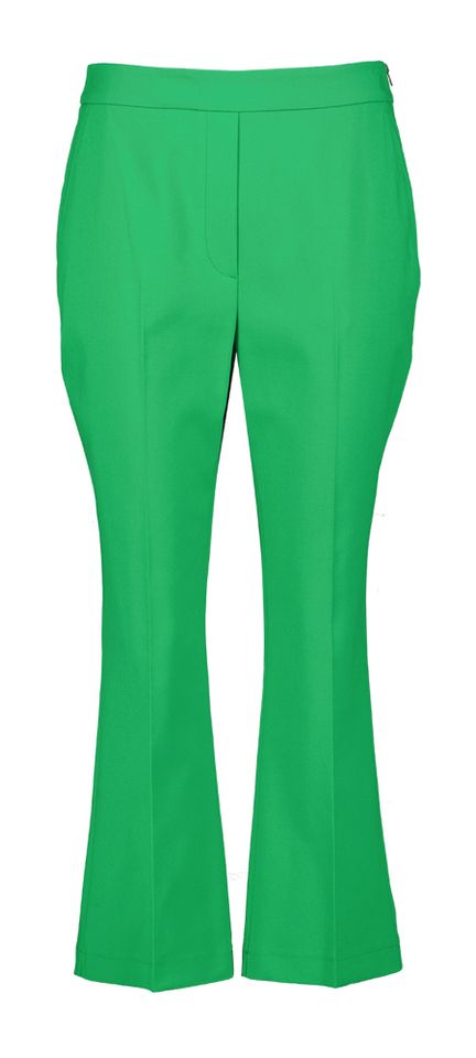 Groene broek met rits aan de zijkant Marccain Sport