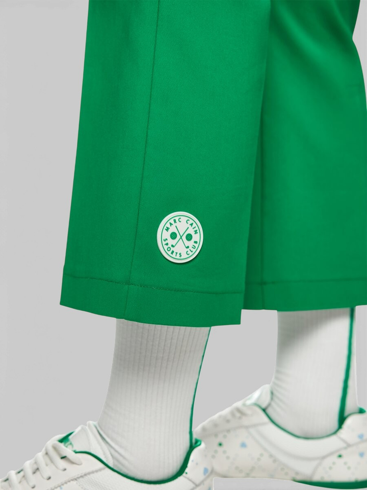 Groene broek met rits aan de zijkant Marccain Sport