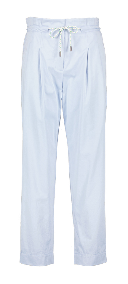 Blauwe broek met hoge taille Marccain Sport