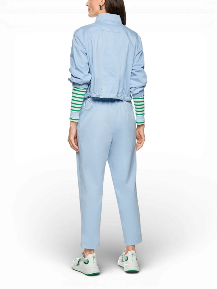 Blauwe broek met hoge taille Marccain Sport