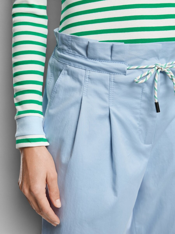 Blauwe broek met hoge taille Marccain Sport