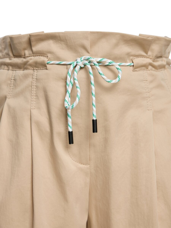 Beige broek met hoge taille Marccain Sport 