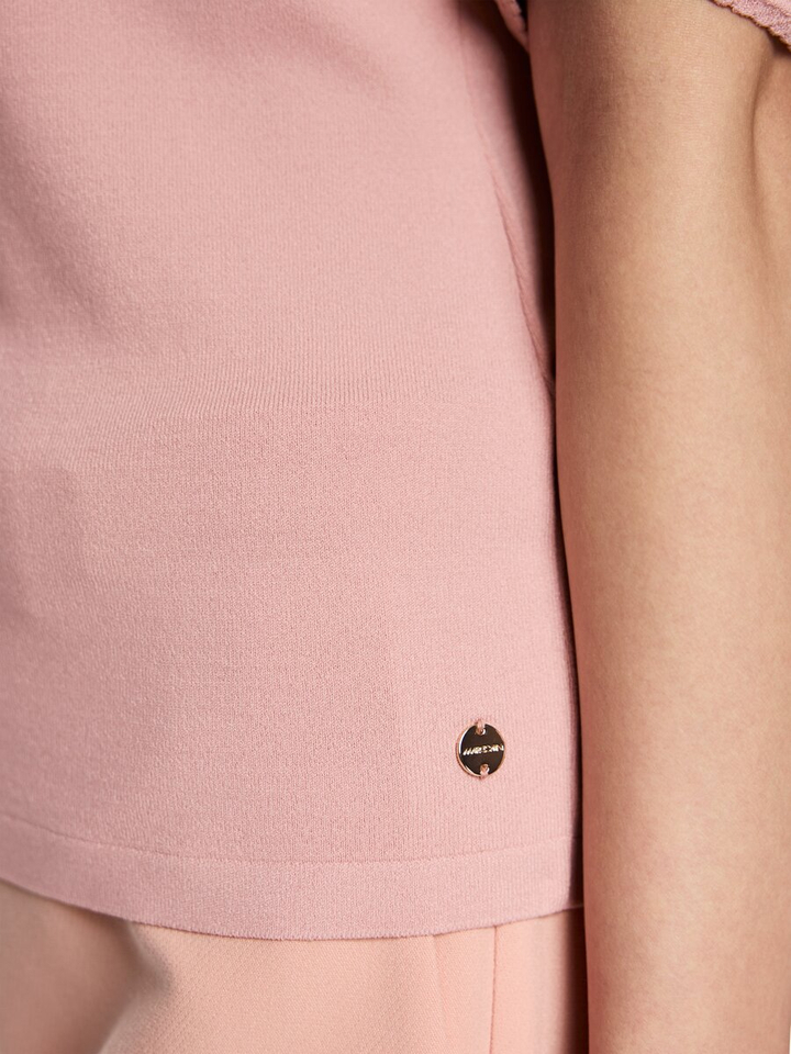 Roze t-shirt met pofmouw Marccain