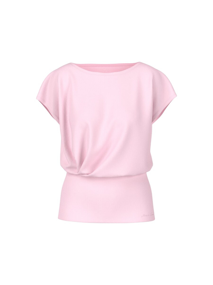 Roze t-shirt met strop detail Marccain
