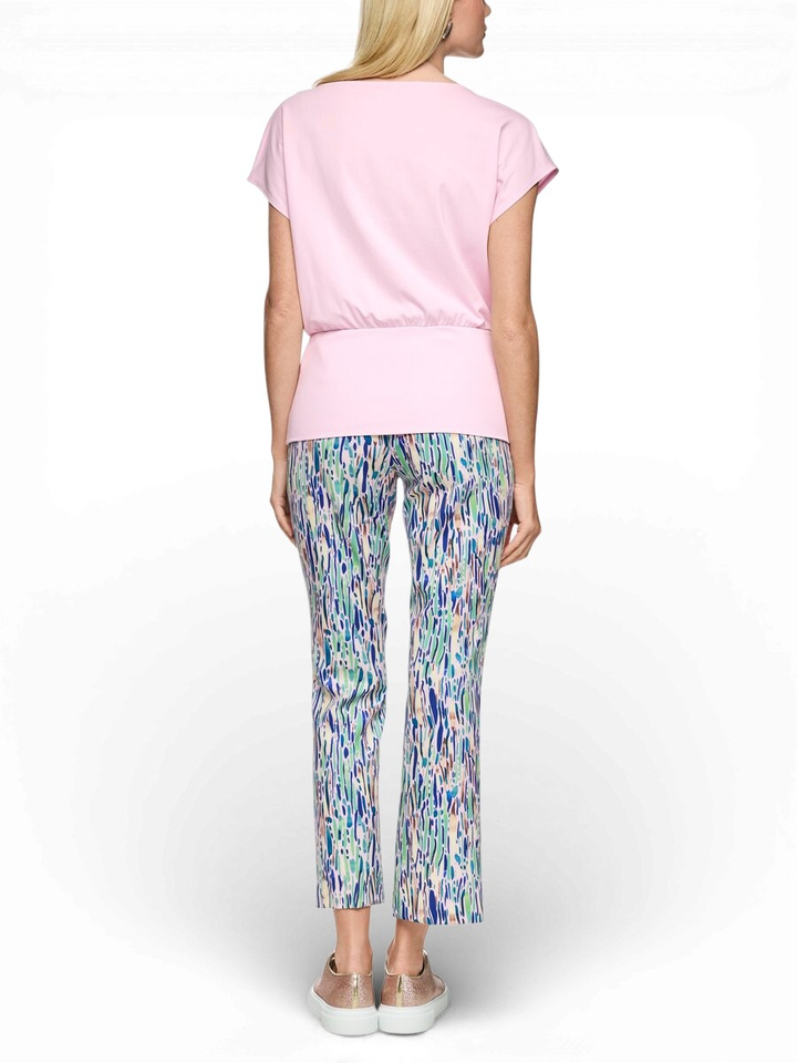 Roze t-shirt met strop detail Marccain