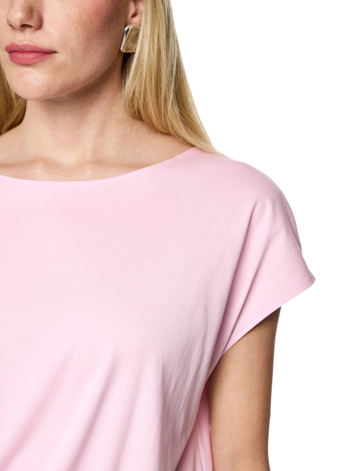 Roze t-shirt met strop detail Marccain