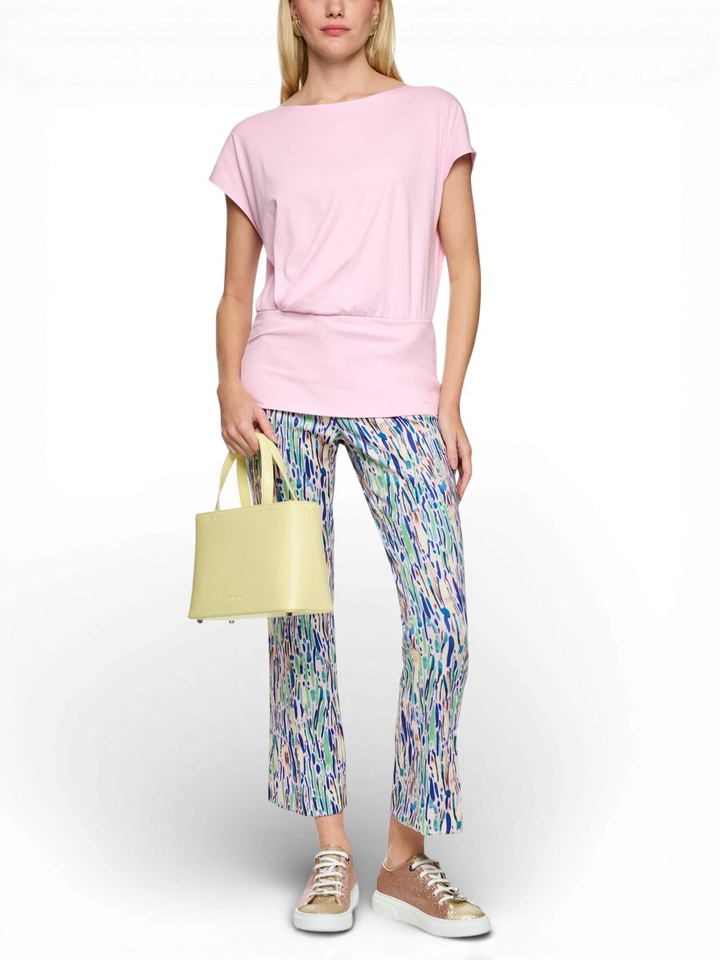 Roze t-shirt met strop detail Marccain