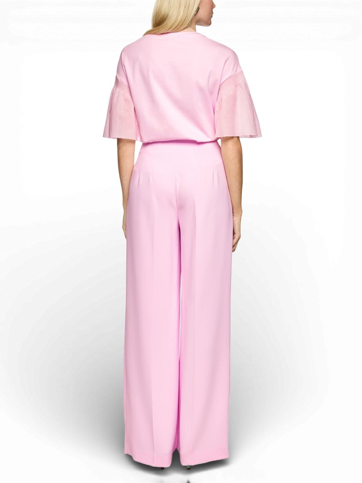 Roze loose fit broek Marccain