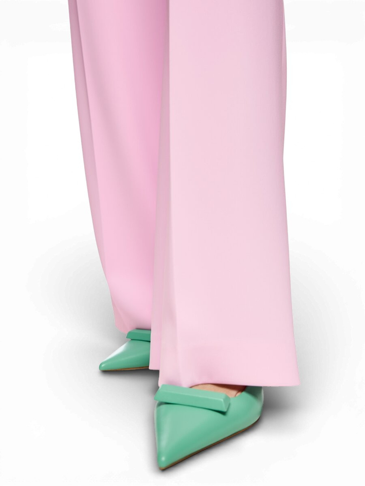 Roze loose fit broek Marccain