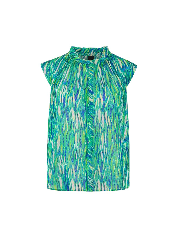 Groene top met print Marccain