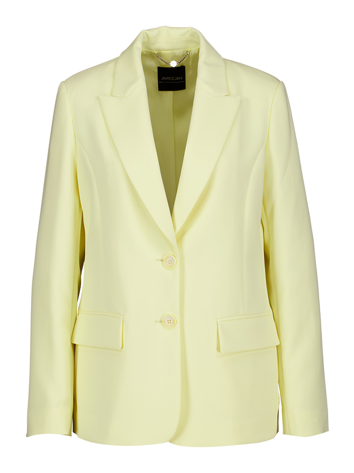 Licht gele blazer Marccain