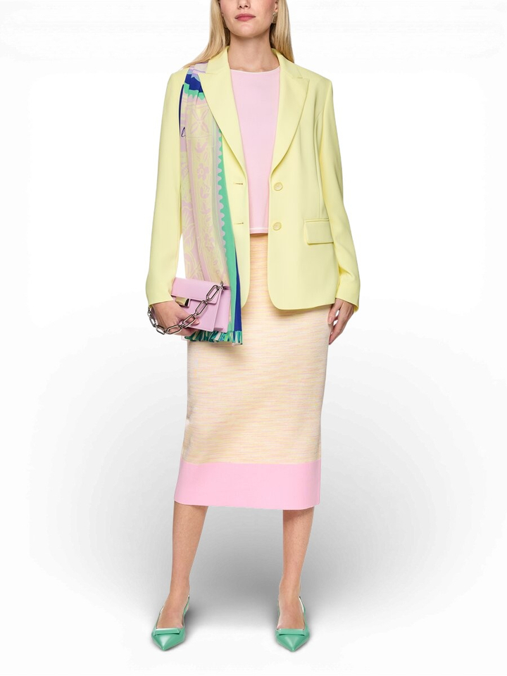 Licht gele blazer Marccain