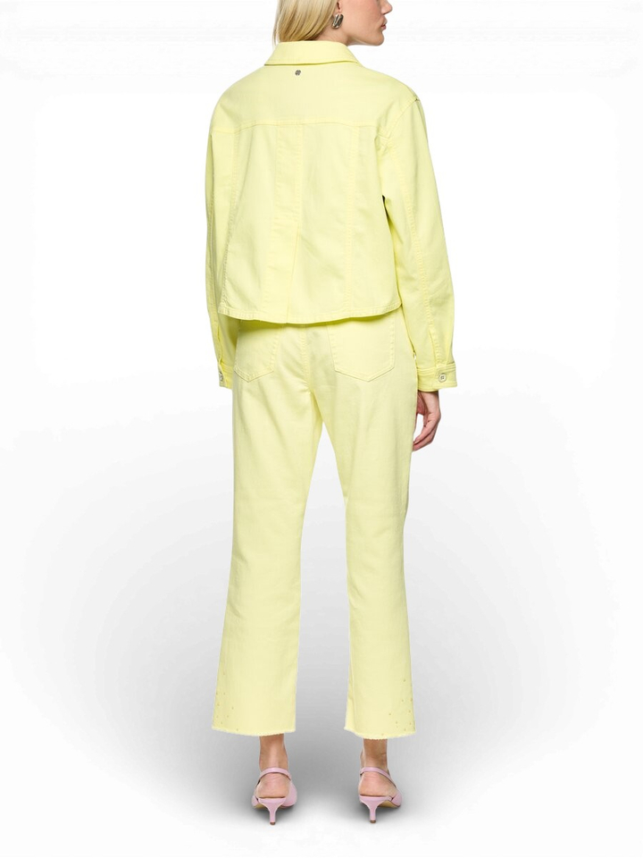 Gele korte jeans jas Marc Cain