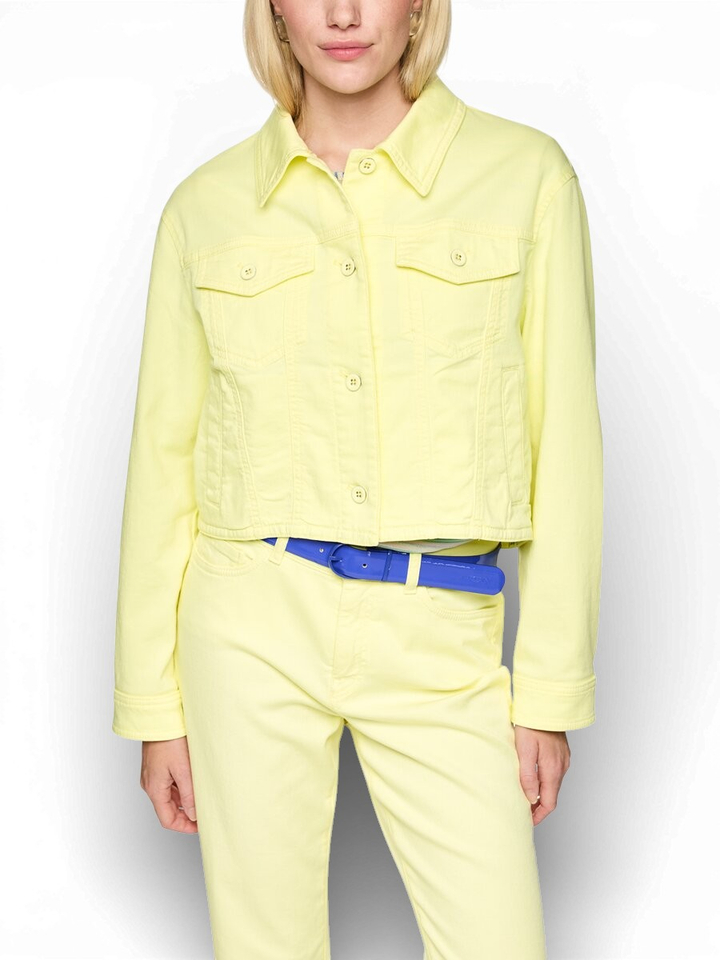 Gele korte jeans jas Marc Cain
