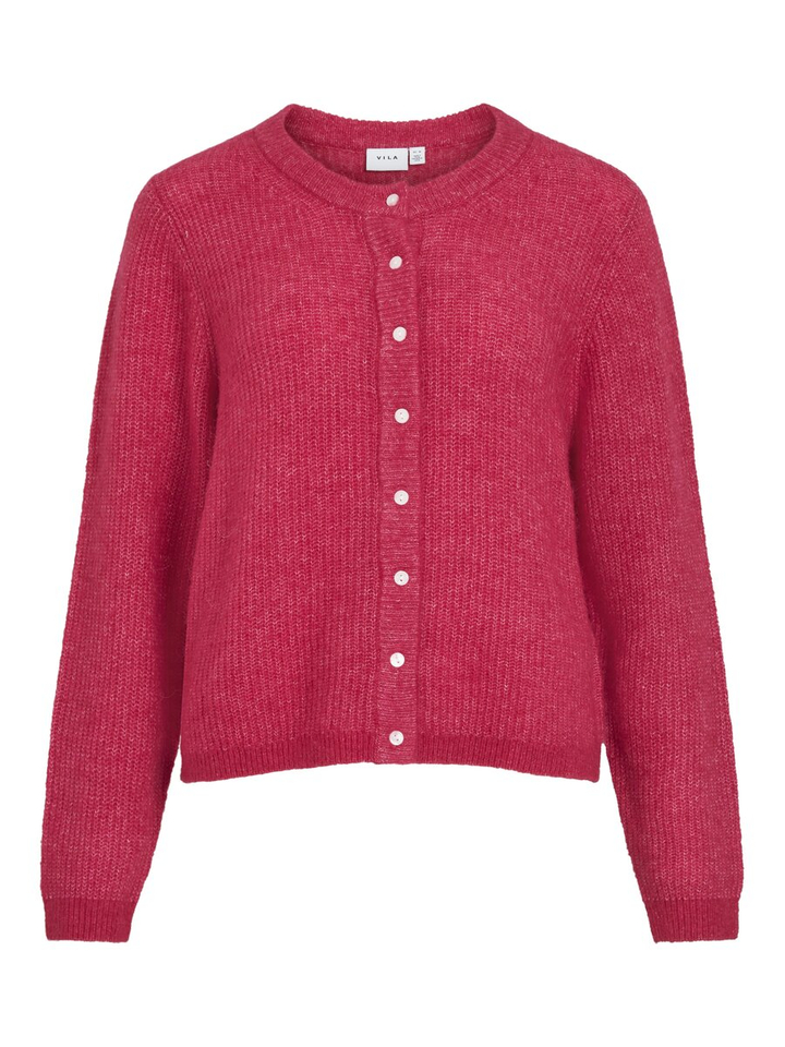 Roze melange kleurige cardigan Vilory Vila 
