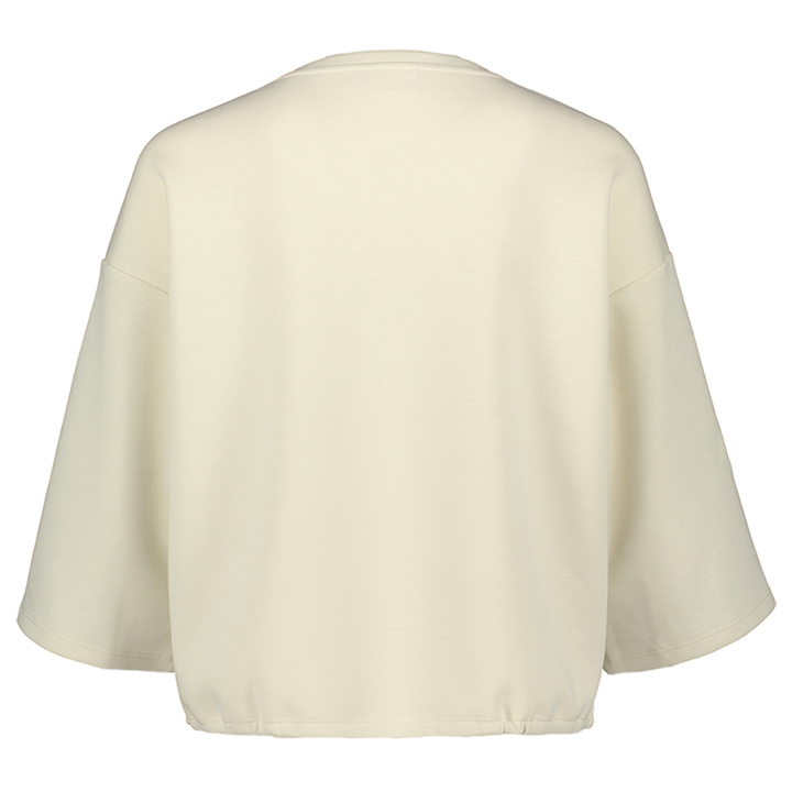 Ecru sweater met knoop detail Vireflect Vila