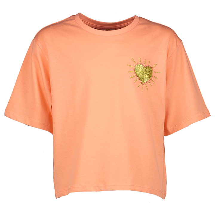 Roze casual T-shirt met opdruk Name It