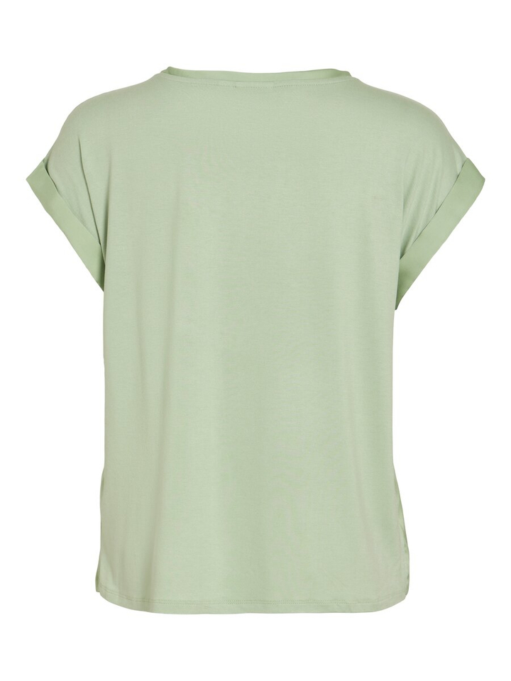 Groen t-shirt met ronde hals Vielette Vila