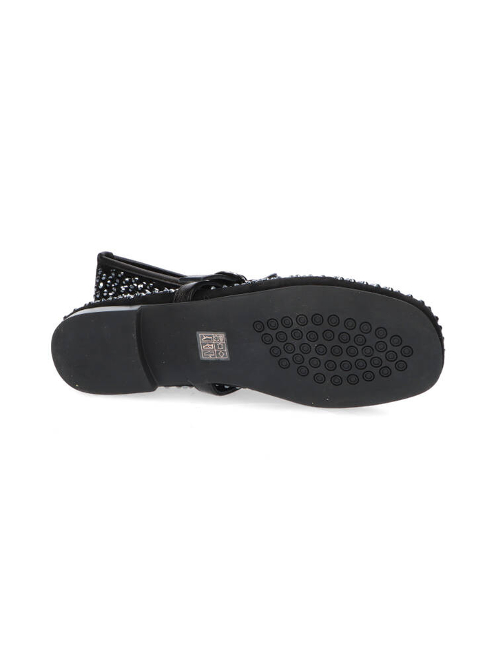 Zwarte ballerina's met studs Morocco Renatta 