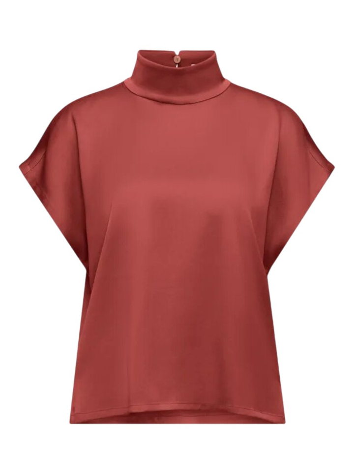 Roestkleurige top Alari Drykorn