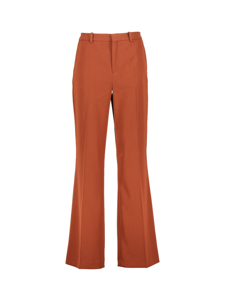 Roestkleurige geklede broek Argue Drykorn