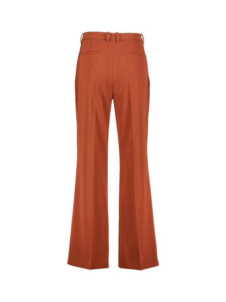 Roestkleurige geklede broek Argue Drykorn