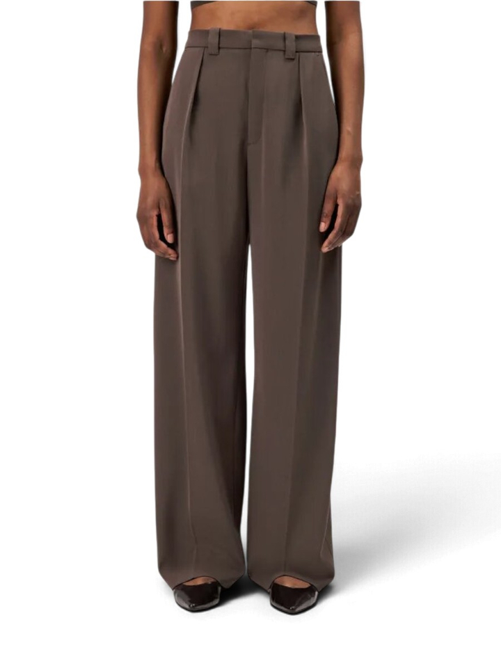 Bruine lange broek Aduct Drykorn