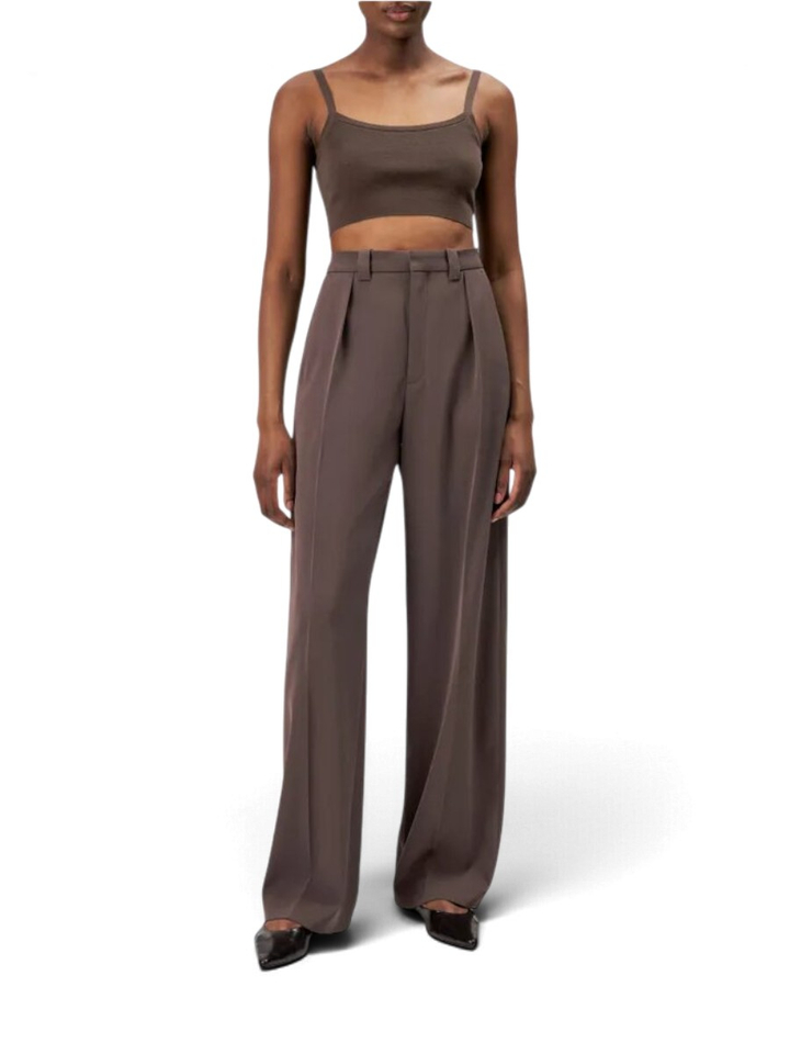 Bruine lange broek Aduct Drykorn