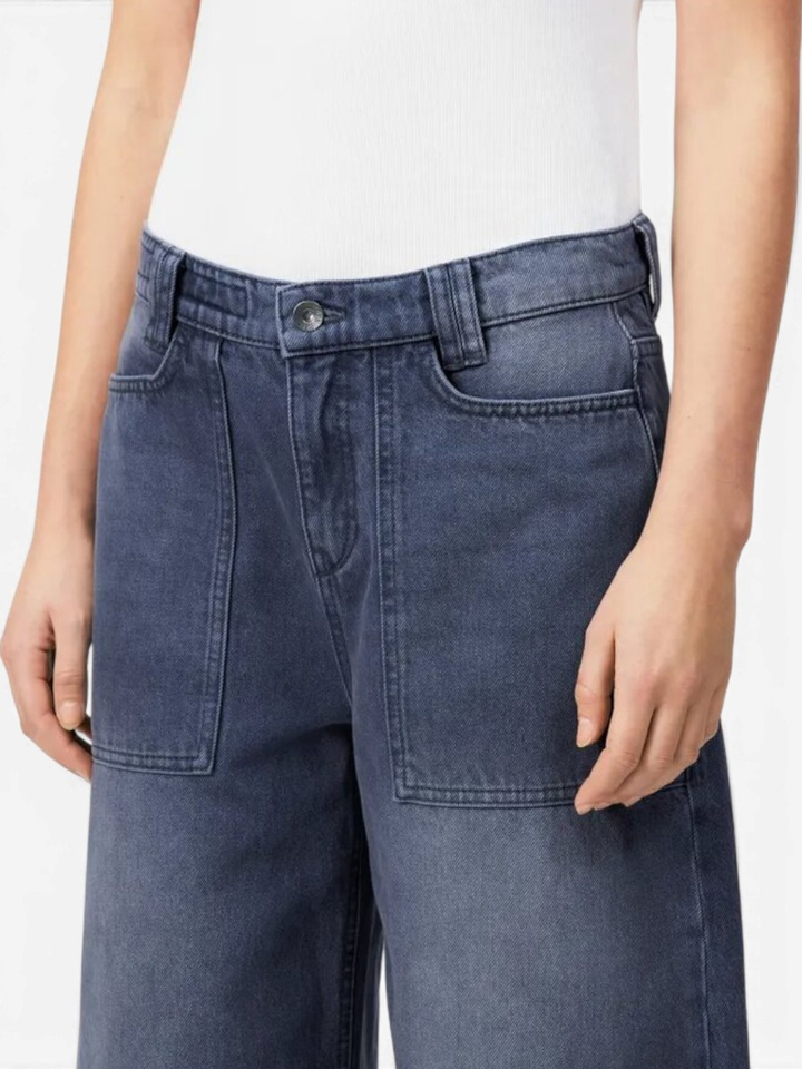 Donkerblauwe loose jeans Derive Drykorn 