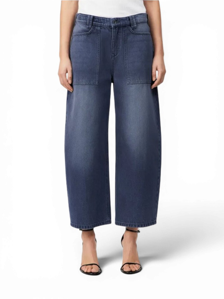 Donkerblauwe loose jeans Derive Drykorn 