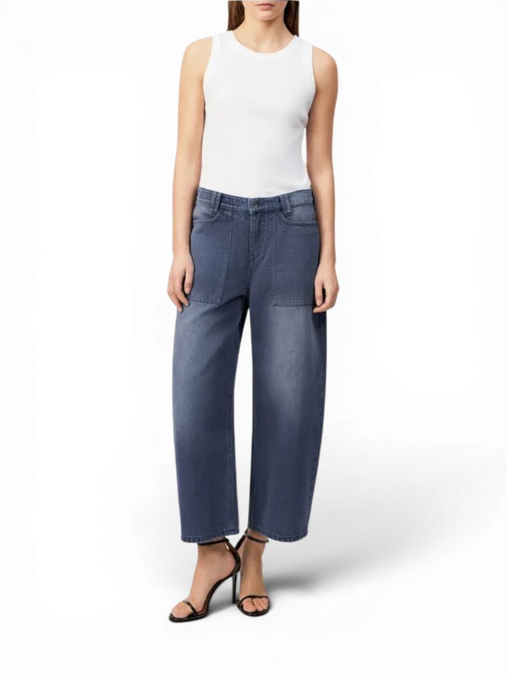 Donkerblauwe loose jeans Derive Drykorn 