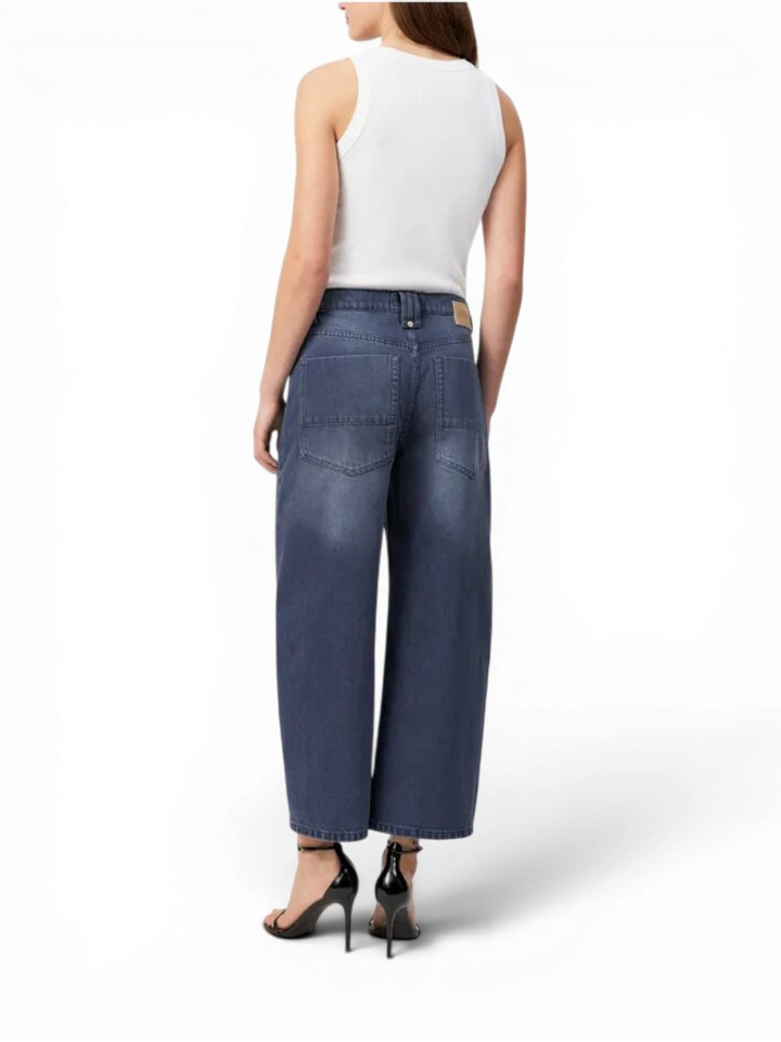Donkerblauwe loose jeans Derive Drykorn 