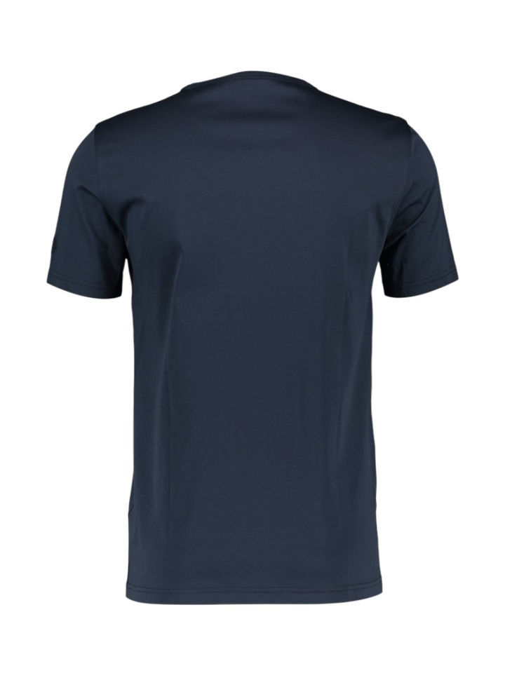 Blauwe t-shirt met ronde hals Mos Mosh