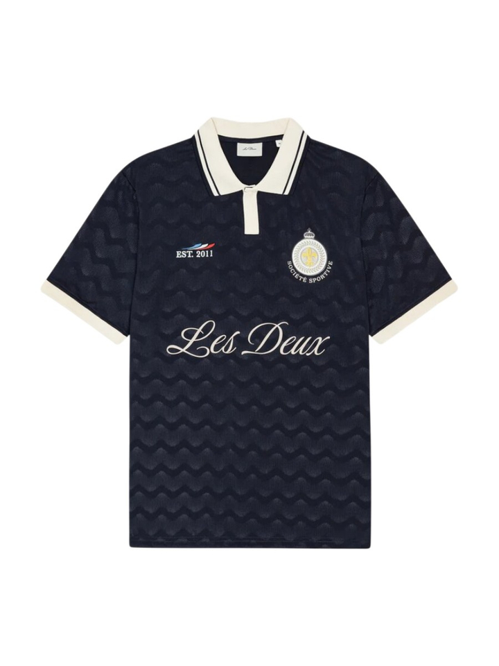 Blauwe polo France Les Deux 