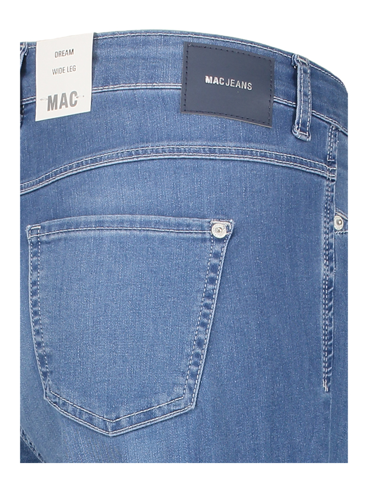 Blauwe wide leg jeans Dream Wide Mac