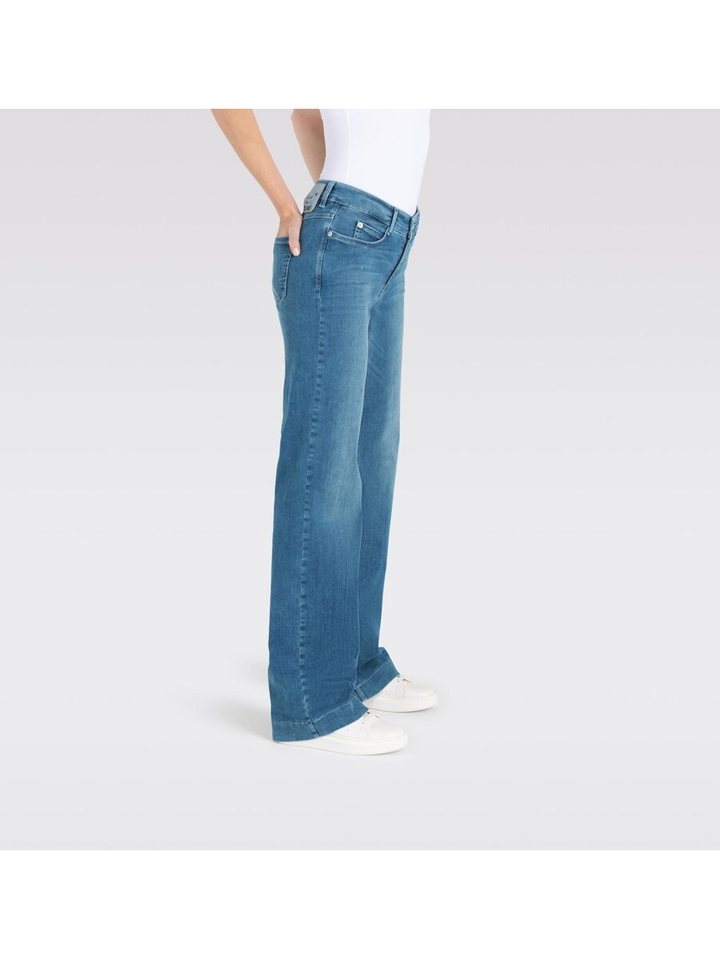 Blauwe wide leg jeans Dream Wide Mac