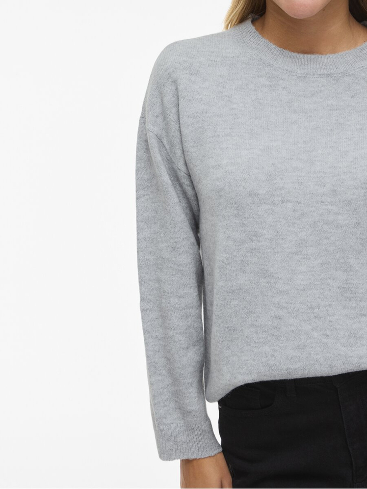 Grijze trui met ronde hals Viliga Vila