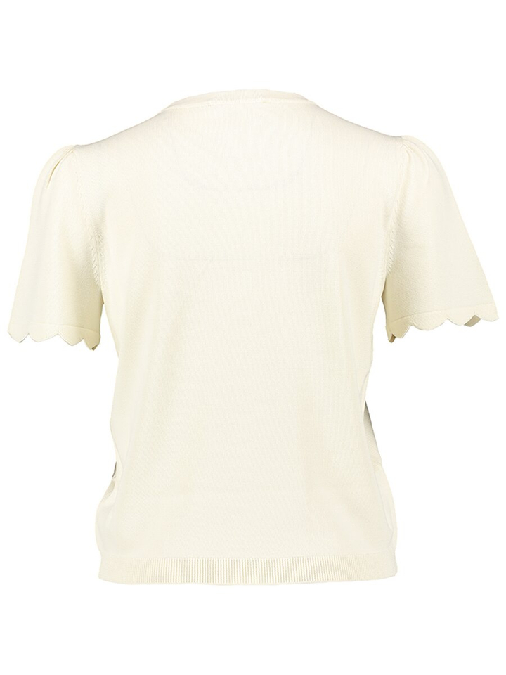 Beige top met knoopdetail Twinset Milano
