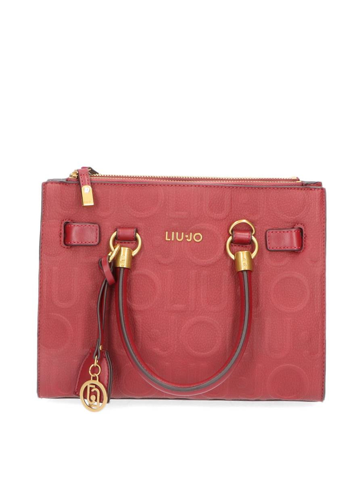 Bordeaux handtas met logo Liu Jo 