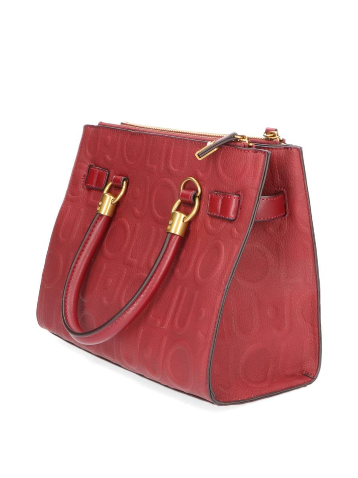 Bordeaux handtas met logo Liu Jo 
