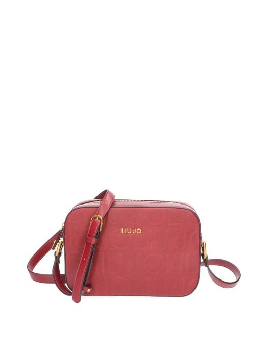 Deep bordeaux crossbody Manhattan logo came Lui Jo