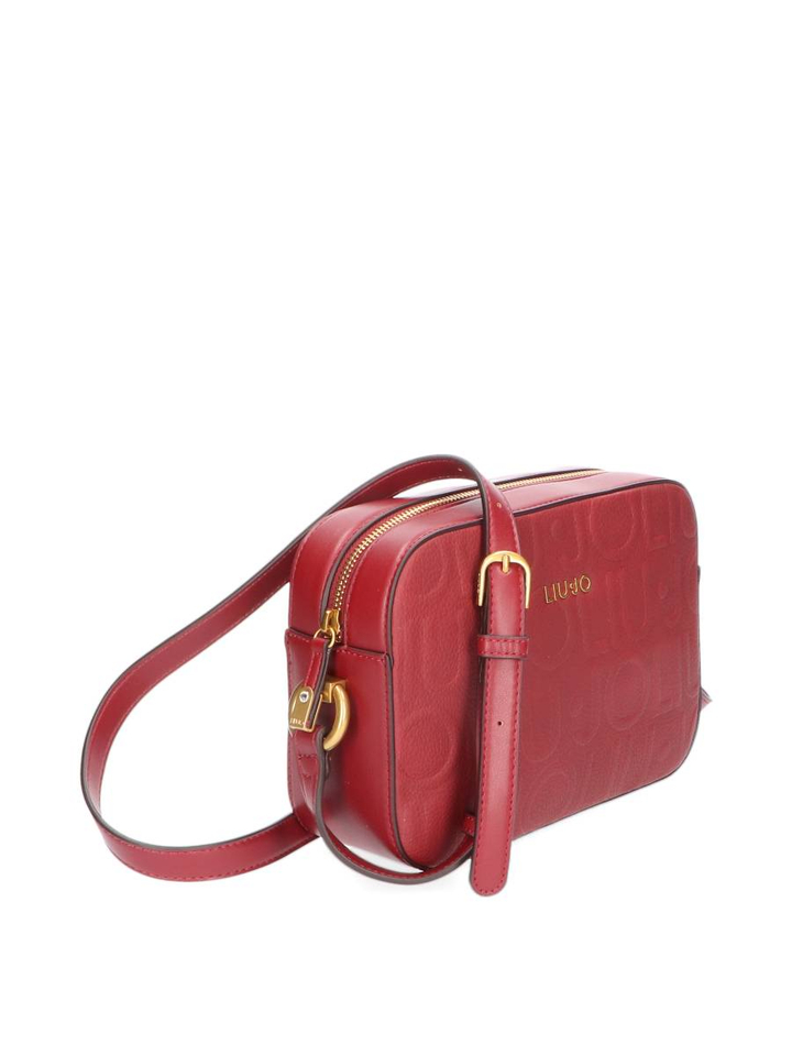Deep bordeaux crossbody Manhattan logo came Lui Jo