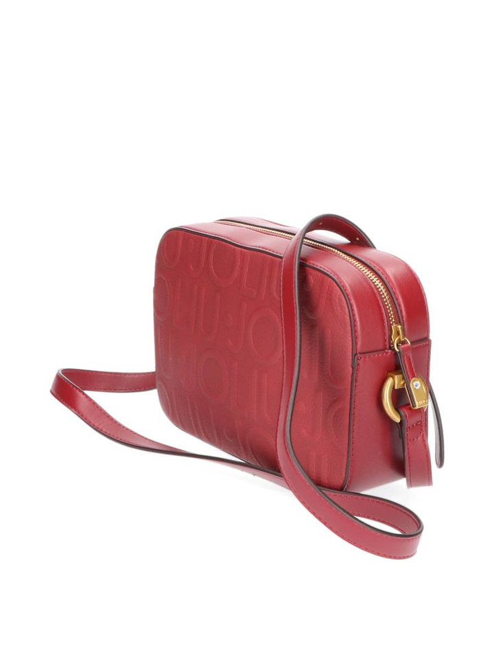 Deep bordeaux crossbody Manhattan logo came Lui Jo