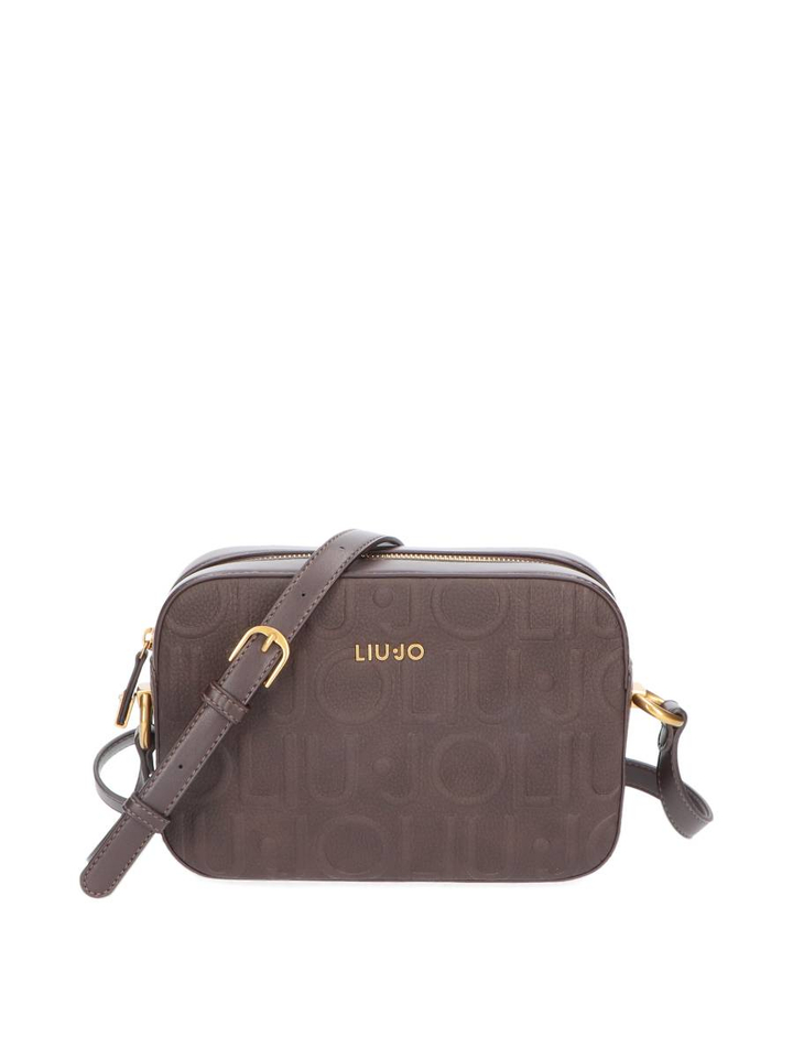 Deep bruine crossbody Manhattan logo came Lui Jo