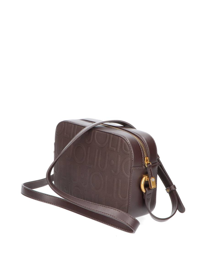 Deep bruine crossbody Manhattan logo came Lui Jo
